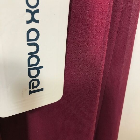 Nox Anabel Size Small Burgundy Ball Gown Dress Prom Pageant NWT - Picture 6 of 10